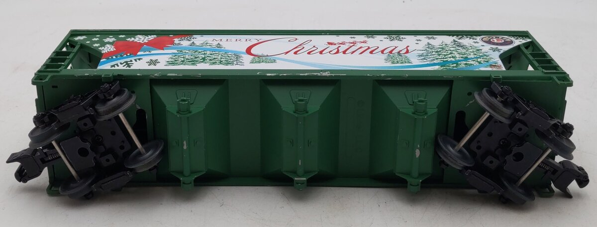 Lionel 3-18703 O Merry Christmas Lionscale 3-Bay Hopper EX