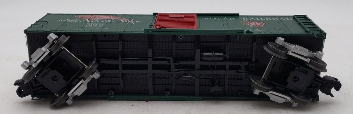 Lionel 6-17752 O Gauge Polar Railroad Round Roof Boxcar #1202 EX