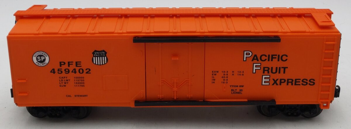 Lionel 6-52073 O Gauge TTOs-1995 PFE Cal-Stewart Reefer #459402 EX