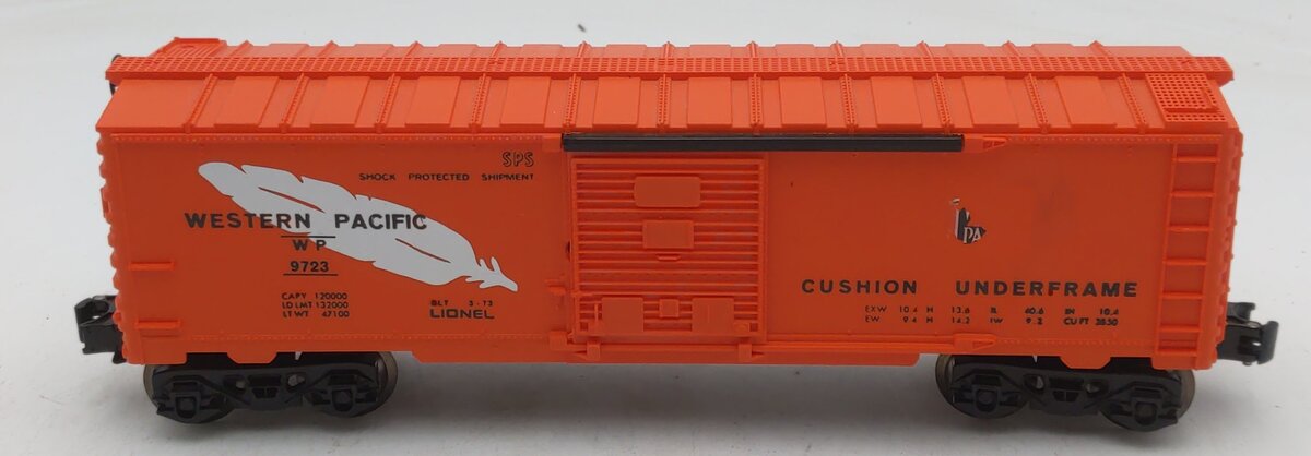 Lionel 6-9723 O Gauge Western Pacific Boxcar EX