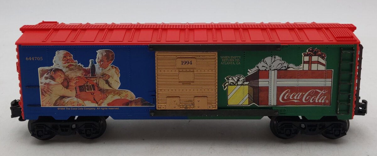 K-Line K-644705 O Gauge Coca-Cola Christmas Boxcar EX
