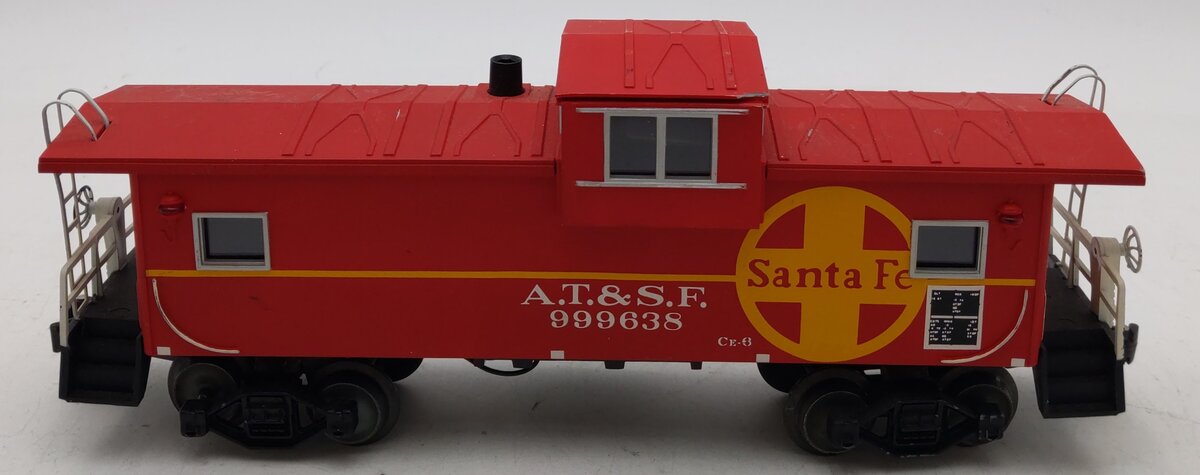 Lionel O Gauge Atchison Topeka Santa Fe Lighted Caboose #999638 EX