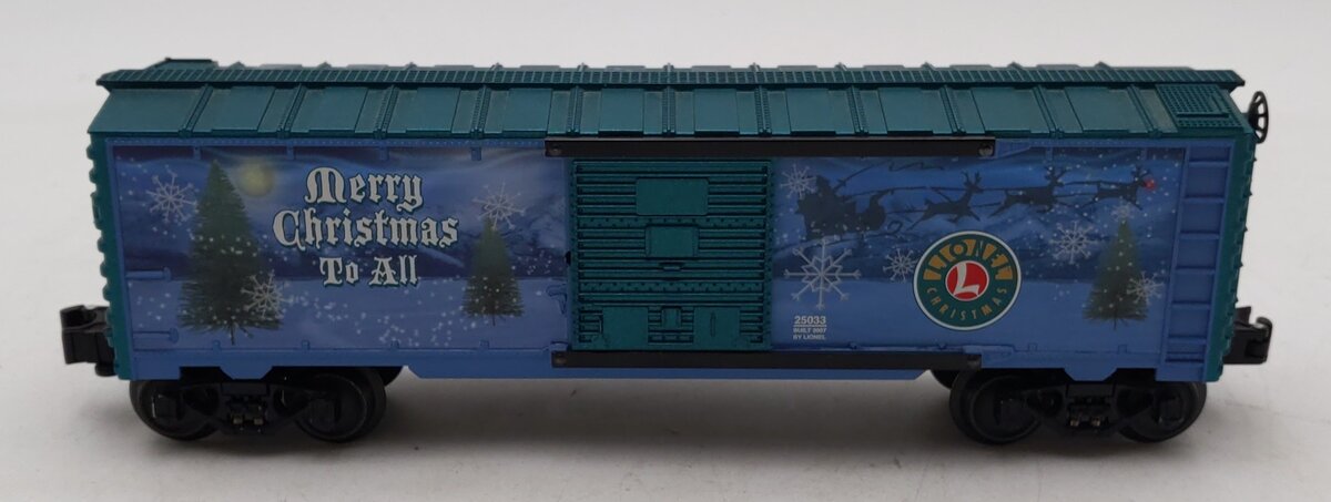 Lionel 6-25033 O Gauge 2007 Christmas Boxcar LN
