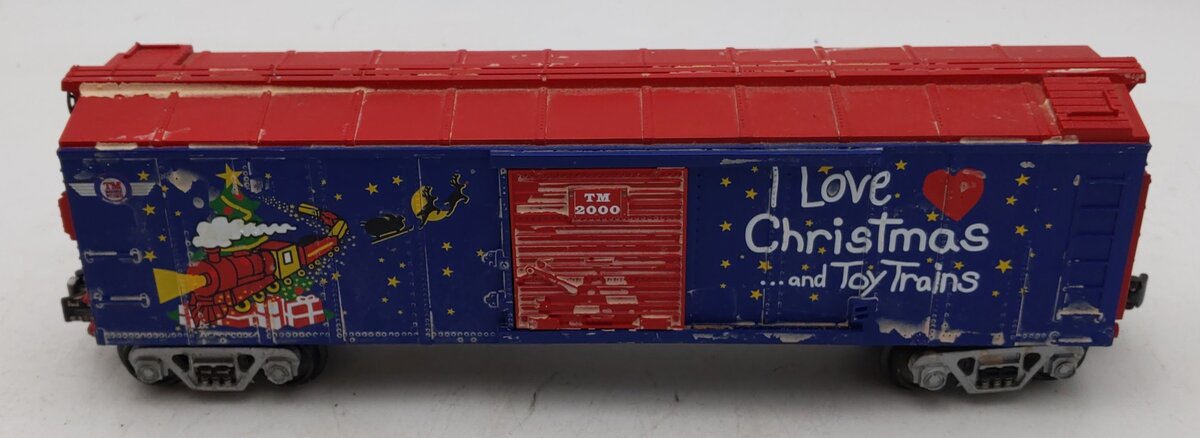 MTH 30-7451 O Gauge I Love Christmas & Toy Trains Boxcar #2000 VG