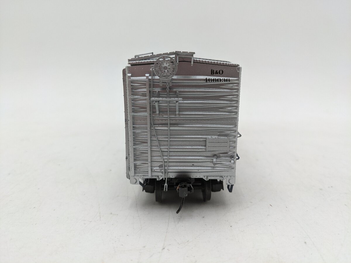 Pacific Rail S Gauge 40 Ft B&O Sentinel Boxcar #466036-Scale EX/Box