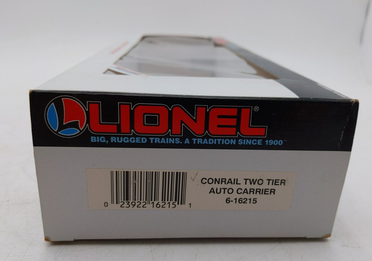 Lionel 6-16215 O Gauge Conrail Two Tier Auto Carrier EX/Box