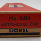 Lionel 6414 Vintage O Evans Autoloader with 4 Automobiles EX/Box
