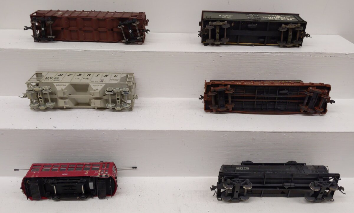 Assorted O Scale Cars 2-Rail [6] Custom Weathered