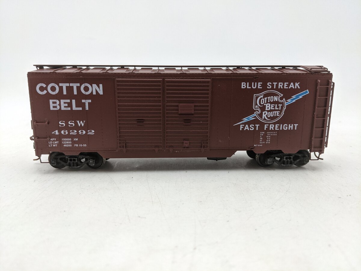 Pacific Rail S Gauge SSW Cotton Belt Boxcar #46292-Scale EX