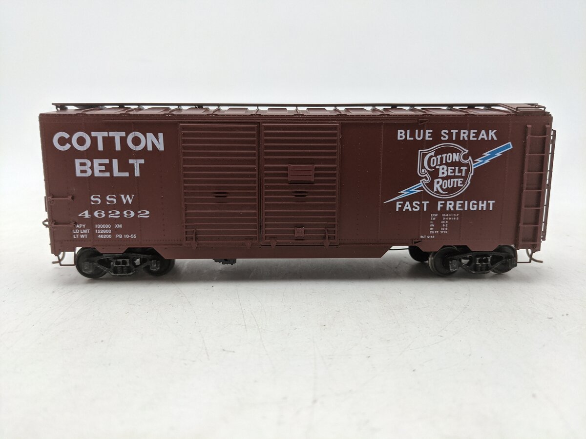 Pacific Rail S Gauge SSW Cotton Belt Boxcar #46292-Scale EX