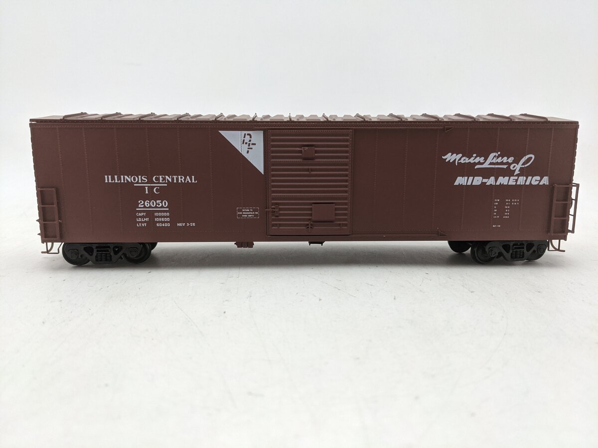 Pacific Rail B-507 S Gauge Illinois Central Boxcar #26050-Scale EX/Box
