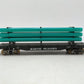 Downs Model RR FF-201H S Gauge Harvel Plastics Flatcar #18042-Scale EX