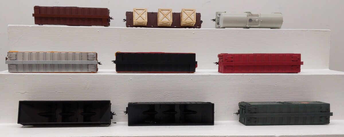 Precision Scale & American Models S Scale Assorted Freight Cars [9] EX