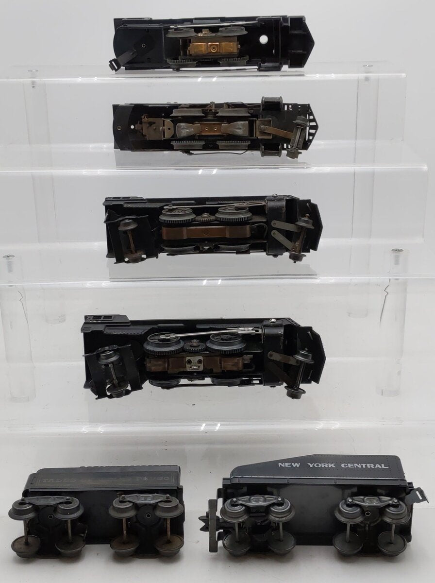 Marx/American Flyer Vintage O Steam locomotives And Tenders #999,490,999,401 [6] VG