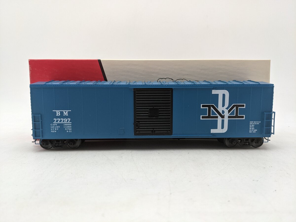 Pacific Rail S Scale Boston & Maine Boxcar #77797-Scale EX/Box