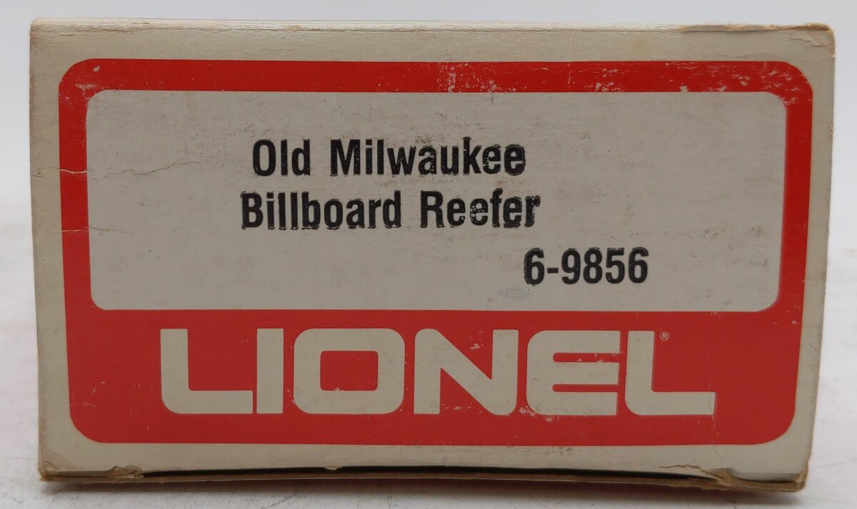 Lionel 6-9856 O Gauge Old Milwaukee Beer Billboard Reefer Car EX/Box