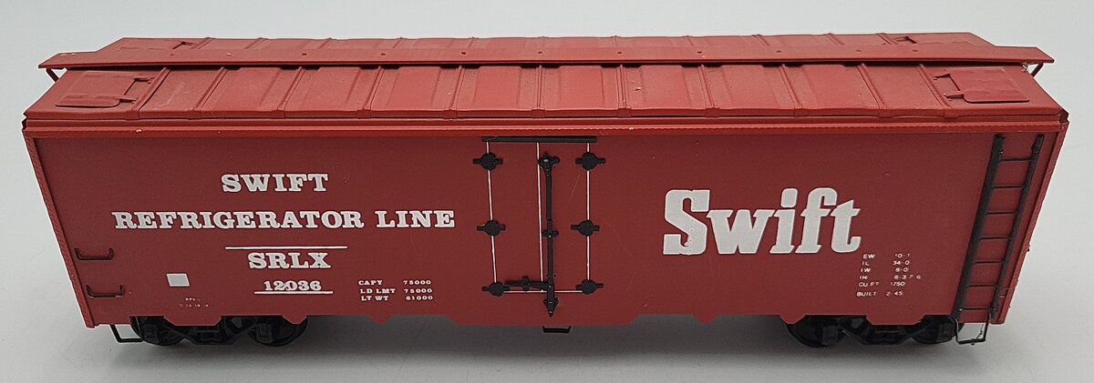 Weaver O Scale Swift Brass Sliding Boxcar #12036 2-Rail VG