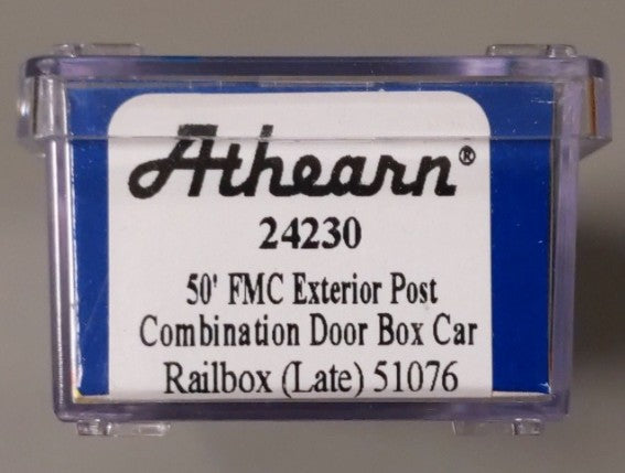 Athearn 24230 N Railbox Late 50' FMC Combo Door Box Car #51100 LN/Box
