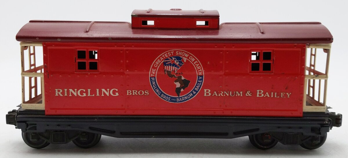 Lionel O Gauge Vintage Ringling Bros Barnum & Bailey Caboose- Custom