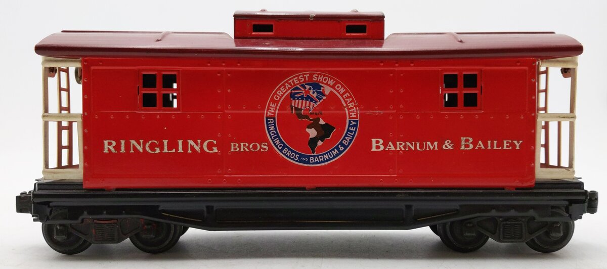 Lionel O Gauge Vintage Ringling Bros Barnum & Bailey Caboose- Custom