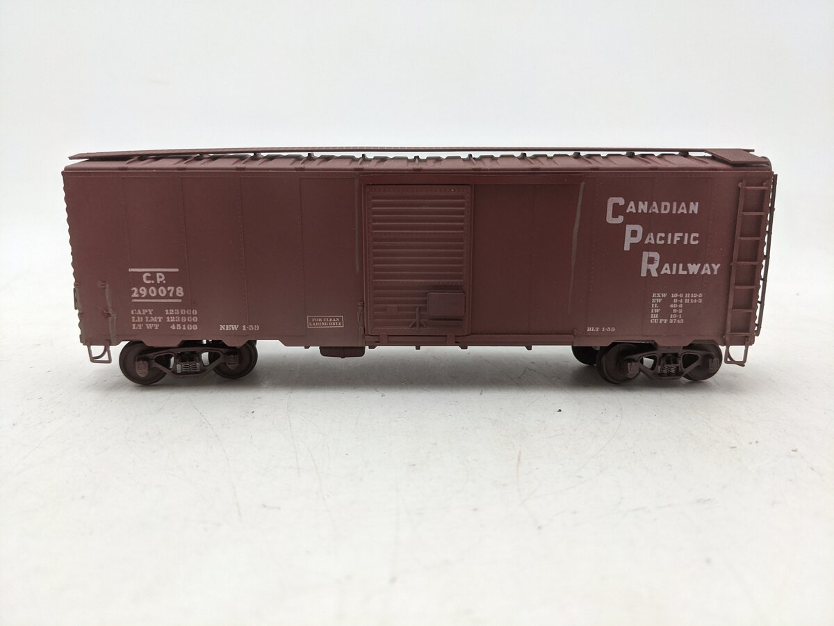 American Models 104-B S Canadian Pacific Railroad Boxcar #290078-Scale EX/Box