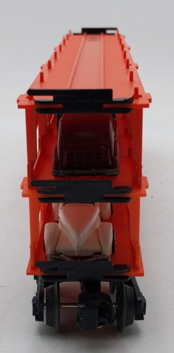 Lionel 6-9145 O Illinois Central Gulf 3-Tier Auto Carrier Car w/ Custom Cars EX/Box