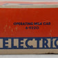 Lionel 6-9220 O Borden Operating Milk Car VG/Box