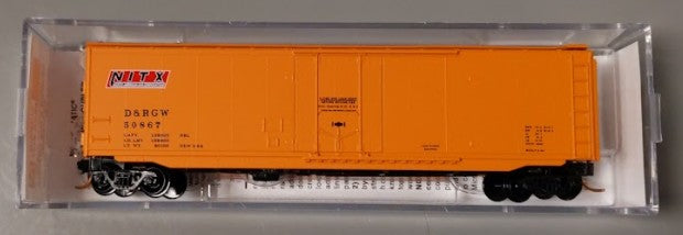 Micro-Trains 03254480 N D&RGW 50' Standard Plug Door Boxcar #50867 LN/Box