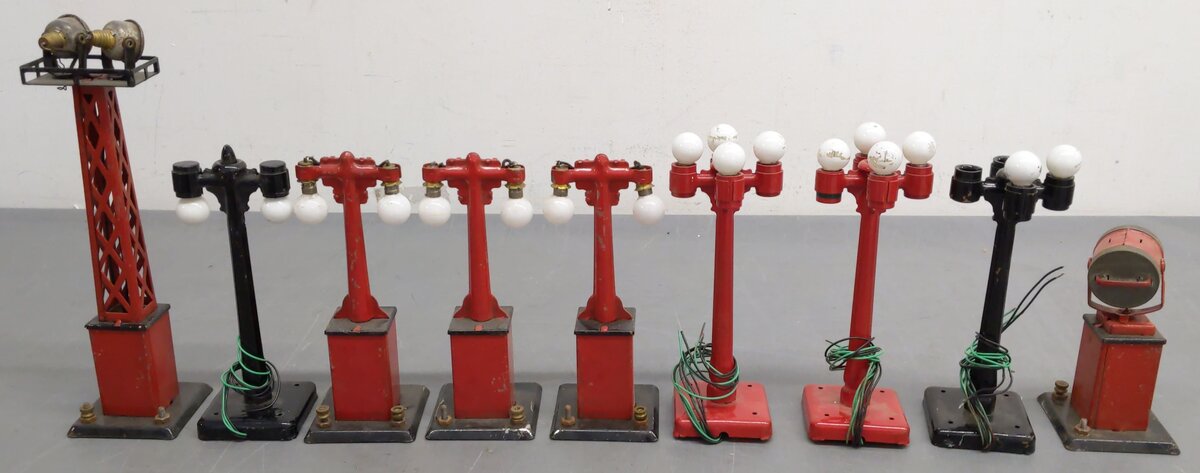 Marx/Kramer Vintage O Gauge Accessories #410,408,416,KP-003 [9] VG