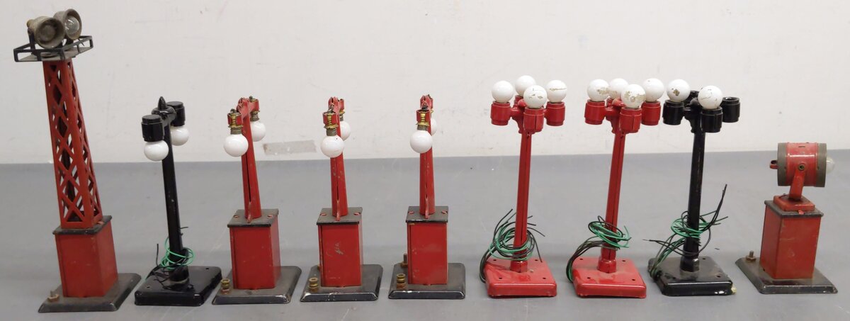 Marx/Kramer Vintage O Gauge Accessories #410,408,416,KP-003 [9] VG