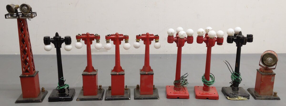 Marx/Kramer Vintage O Gauge Accessories #410,408,416,KP-003 [9] VG