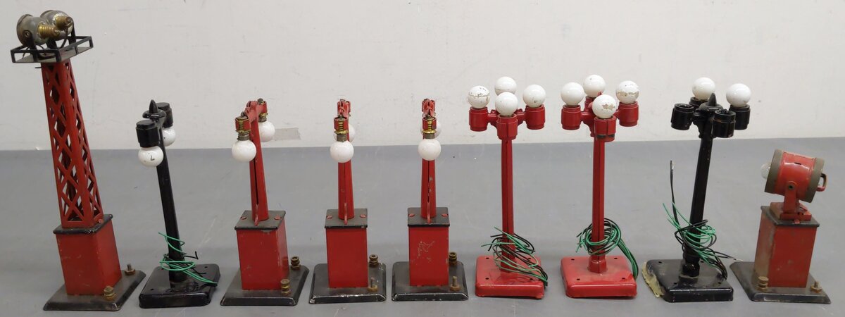 Marx/Kramer Vintage O Gauge Accessories #410,408,416,KP-003 [9] VG