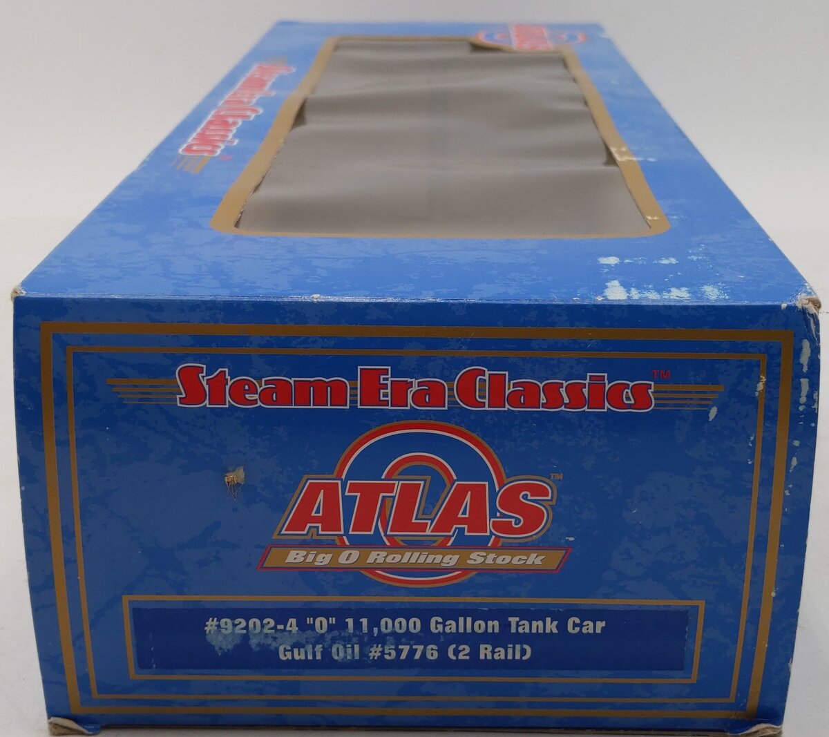Atlas 9202-4 O Gauge Gulf Oil 11,000 Gallon Single Dome Tank Car #5776 -2 Rail EX/Box