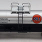Atlas 9202-4 O Gauge Gulf Oil 11,000 Gallon Single Dome Tank Car #5776 -2 Rail EX/Box