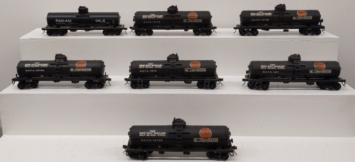 Williams Assorted 0100 HO Custom Tank Car Kits-Assembled [7]/Box
