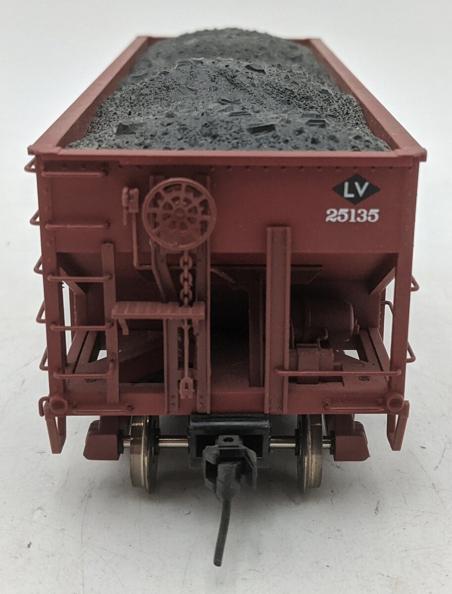 Atlas 6758-2 O Scale Lehigh Valley 2-Bay Hopper #25135 (2-Rail) EX
