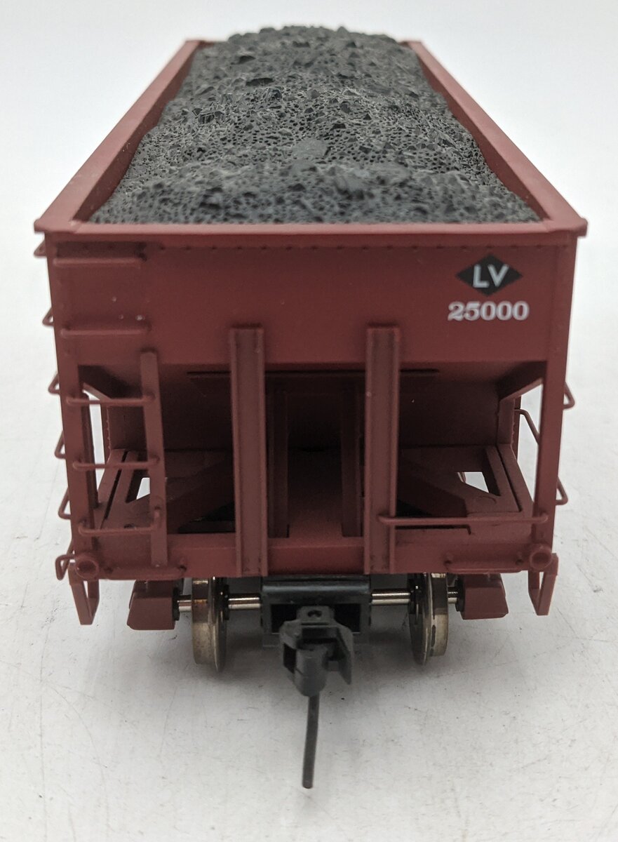 Atlas 7758-1 O Scale Lehigh Valley 55-Ton Fishbelly Hopper Car #25000 (2-Rail) LN/Box