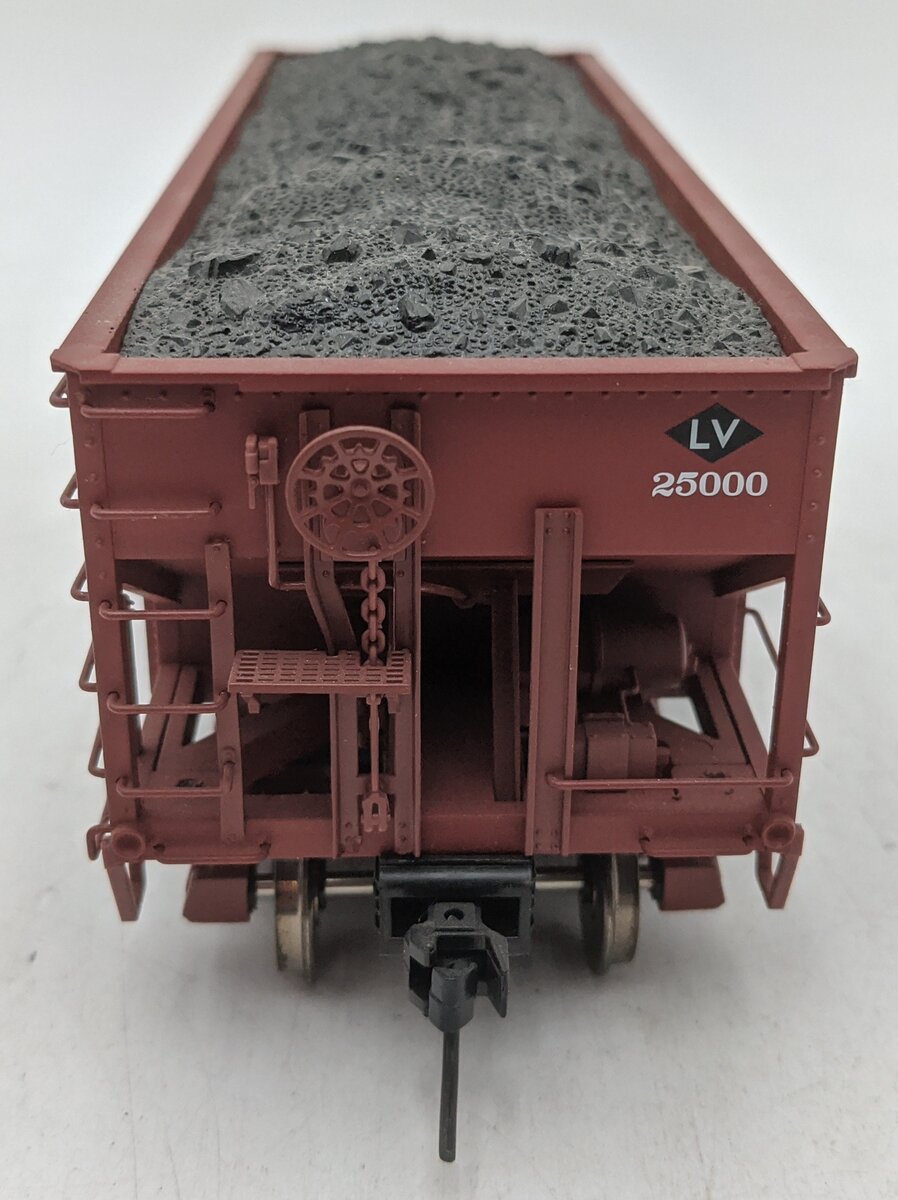 Atlas 7758-1 O Scale Lehigh Valley 55-Ton Fishbelly Hopper Car #25000 (2-Rail) LN/Box