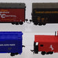 HO Scale Assorted Boxcars and Caboose Freight Cars [4] VG