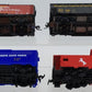 HO Scale Assorted Boxcars and Caboose Freight Cars [4] VG