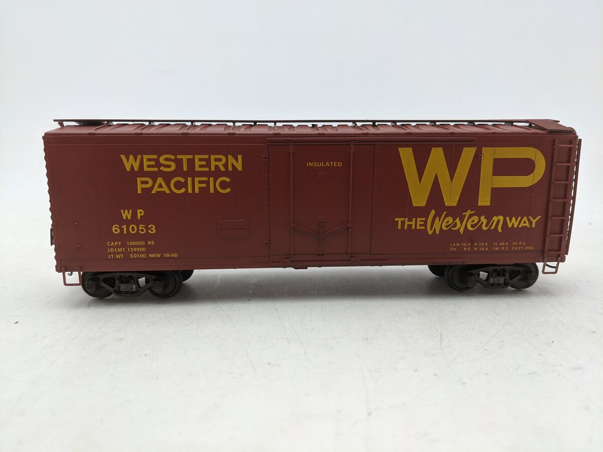 American Models 207 S Gauge Western Pacific Boxcar #61053-Scale EX/Box