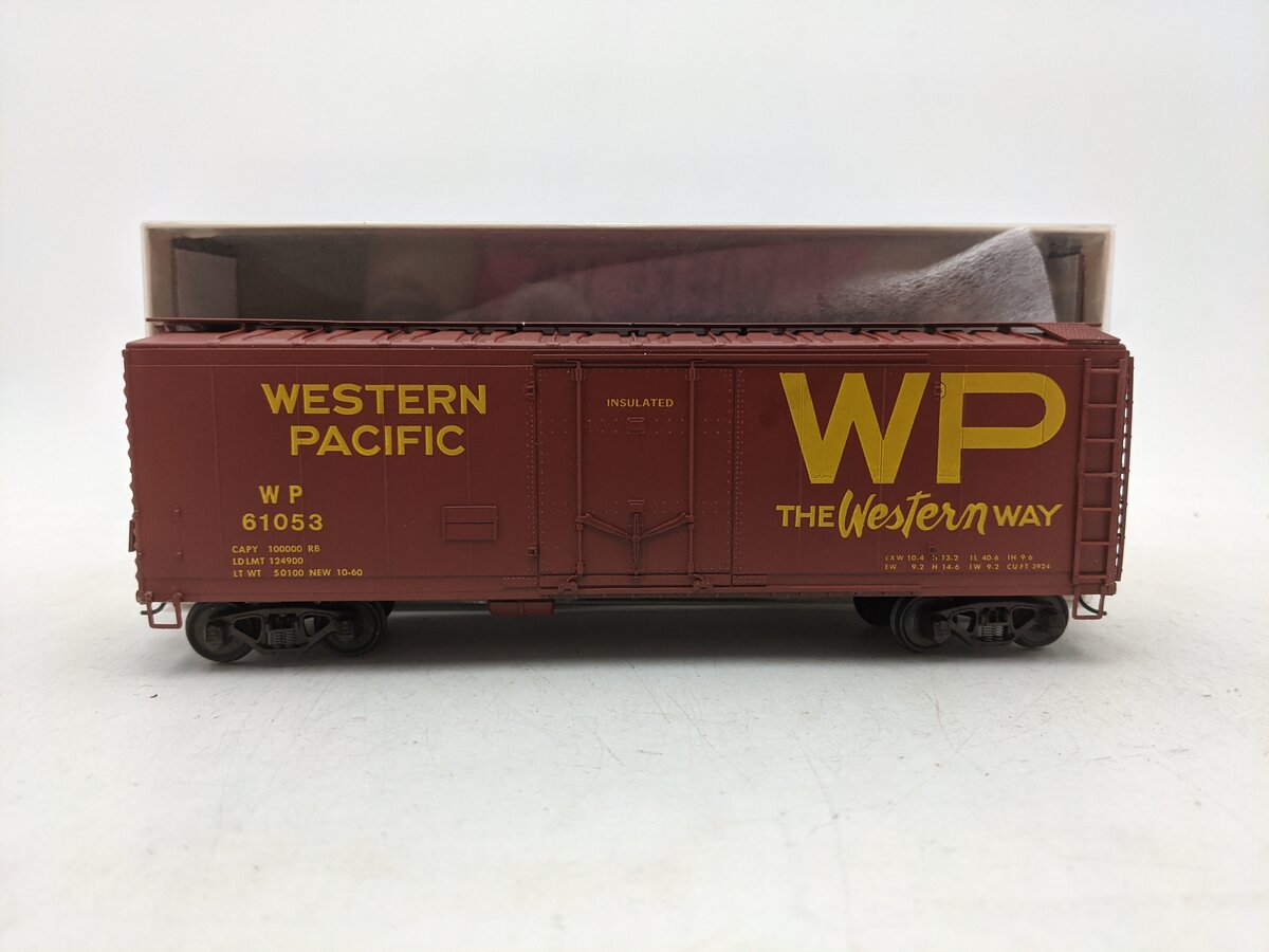 American Models 207 S Gauge Western Pacific Boxcar #61053-Scale EX/Box