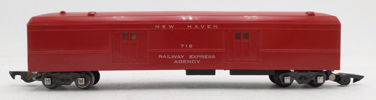 American Flyer 718 Vintage S New Haven Red Operating Mail Pickup Car VG/Box