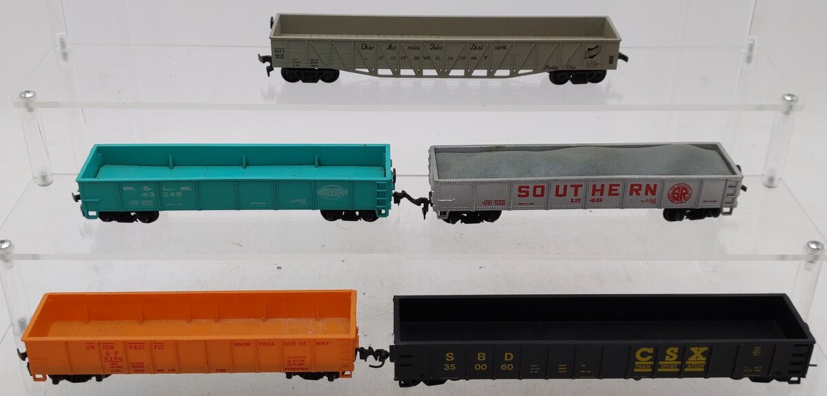 HO Scale Assorted Gondola Freight Cars [5] VG