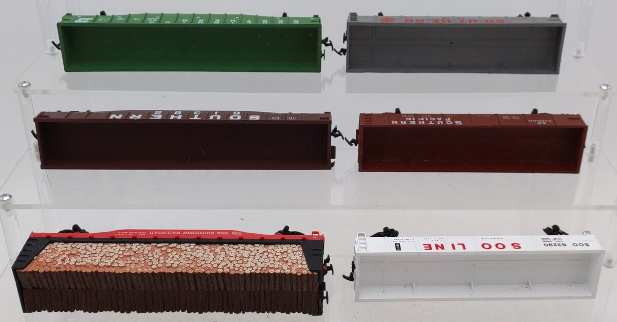 HO Scale Assorted Freight Cars [6] VG