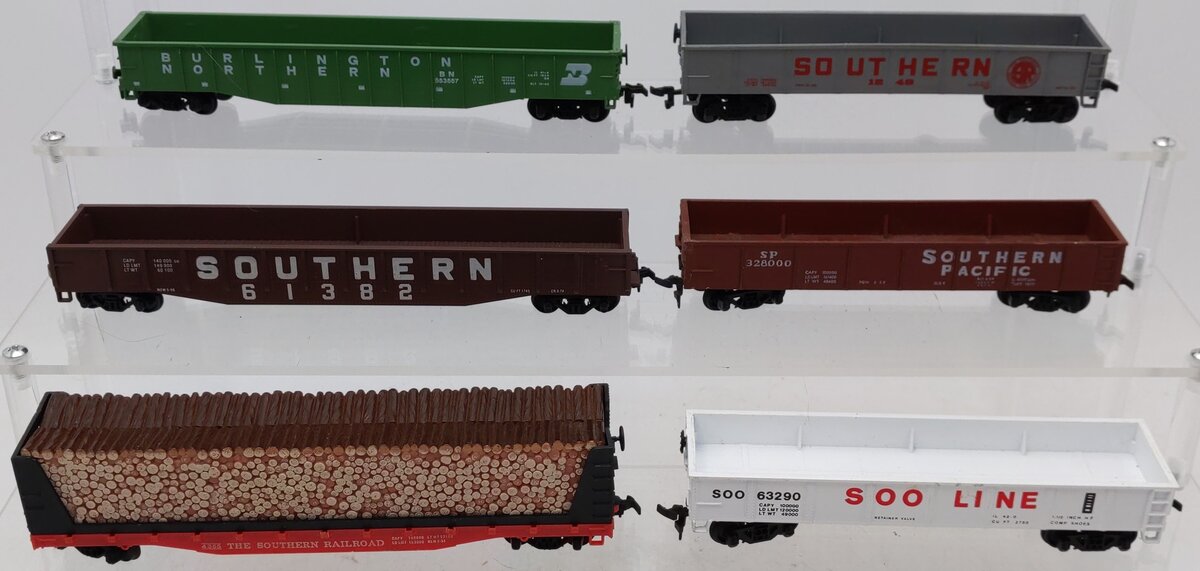 HO Scale Assorted Freight Cars [6] VG