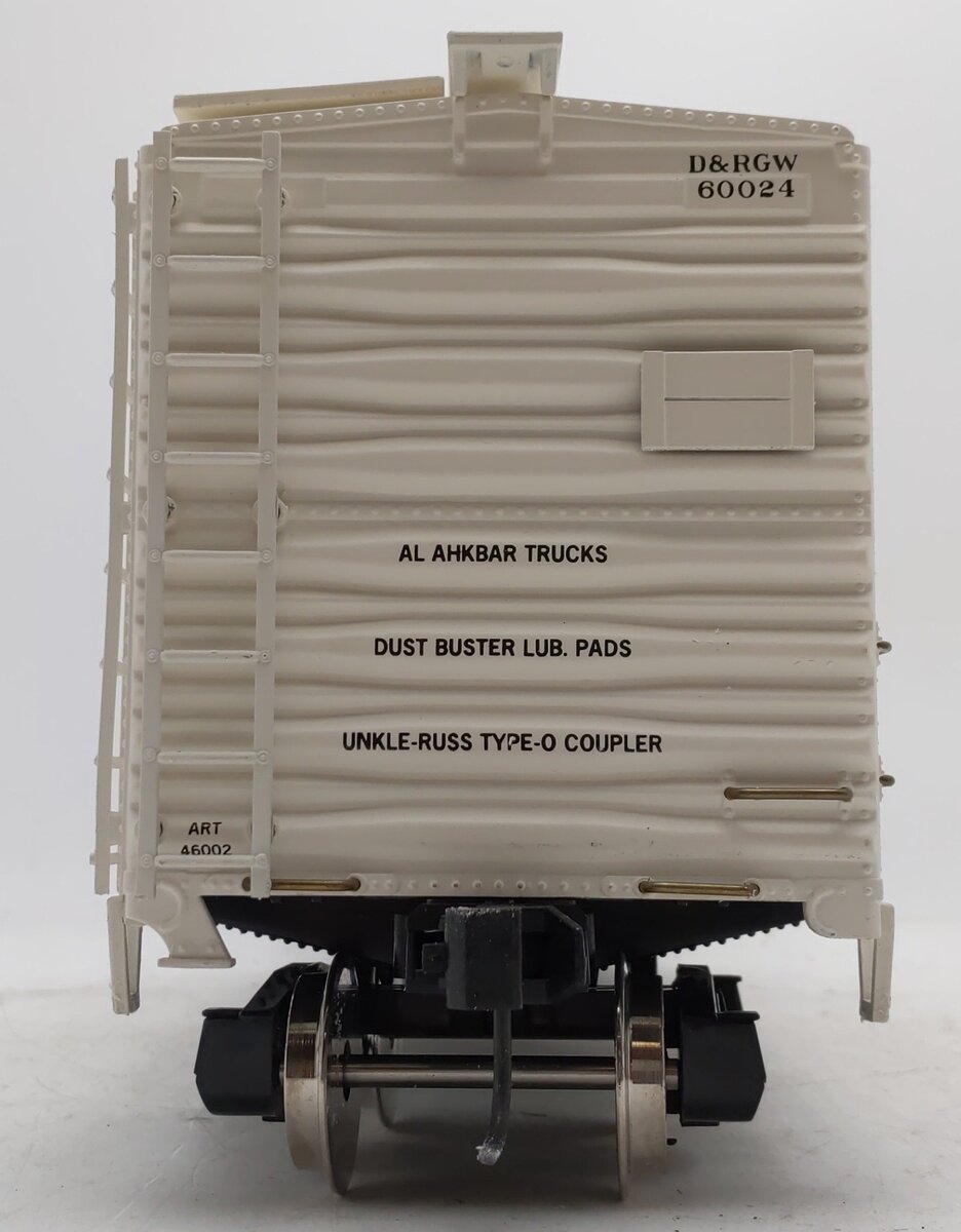Aristo-Craft 46002 G Scale D&RGW/Rio Grande-4 #60024 Boxcar w/ Metal Wheels VG/Box