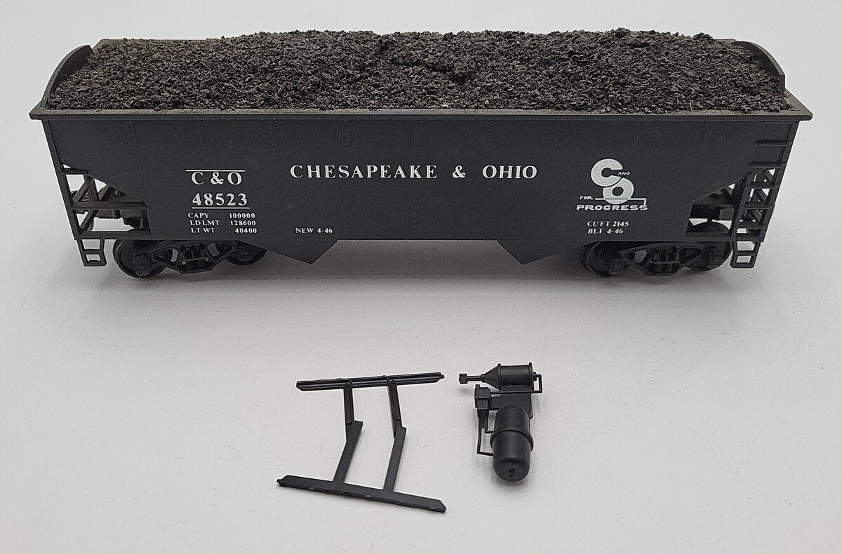 Weaver 902 O Scale Chesapeake & Ohio Offset 2 Bay Hopper #48523 [2 Rail] VG