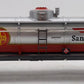 Menards 279-3974 O Gauge Santa Fe Tank Car #6185 EX/Box