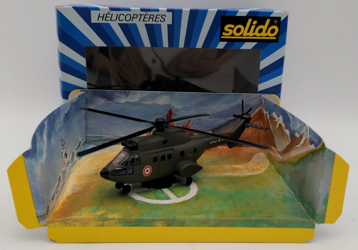 Solido AS332 Military Helicopter EX/Box